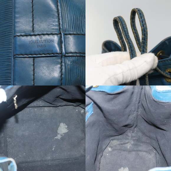 LOUIS VUITTON Epi Noe Shoulder Bag Toledo Blue M44005 - Picture 11 of 12